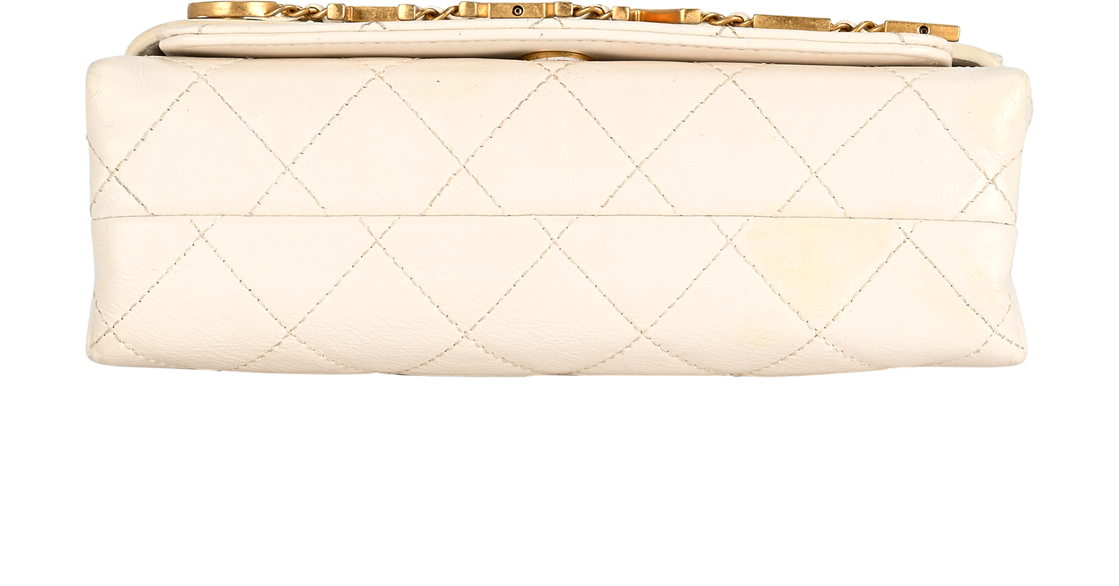 Enchained Flap Crossbody, &pound;2,500, Handbags, White, Leather, Top view